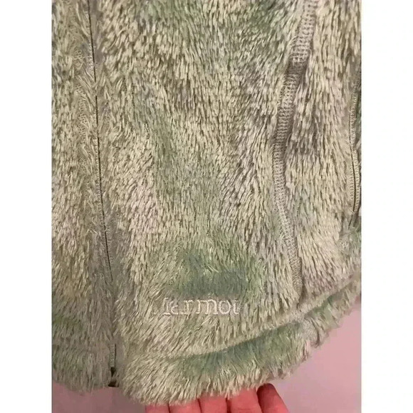 Marmot Women's Polartech Green Fleece Zip-Up Jacket, size XS - Picture 4 of 9